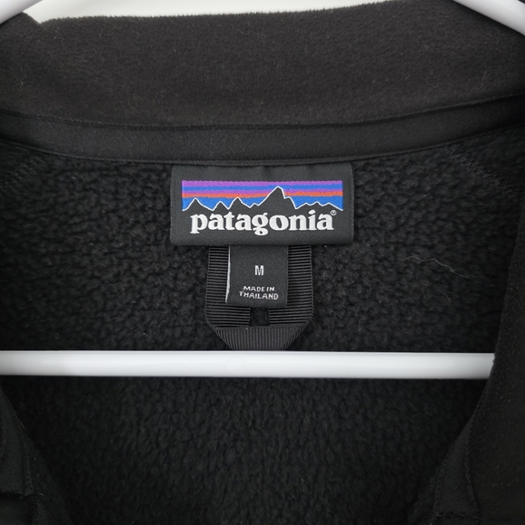 Women's Patagonia Better Sweater Black Fleece Jacket Medium Outdoors - Picture 5 of 7